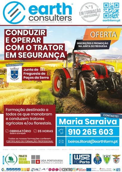 Novidade: Curso de Formação "Conduzir e Operar com o Trator em Segurança"